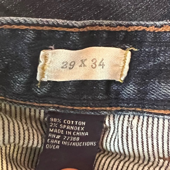 Madewell Size 29X34 Rail Straight Jeans - Picture 2 of 6